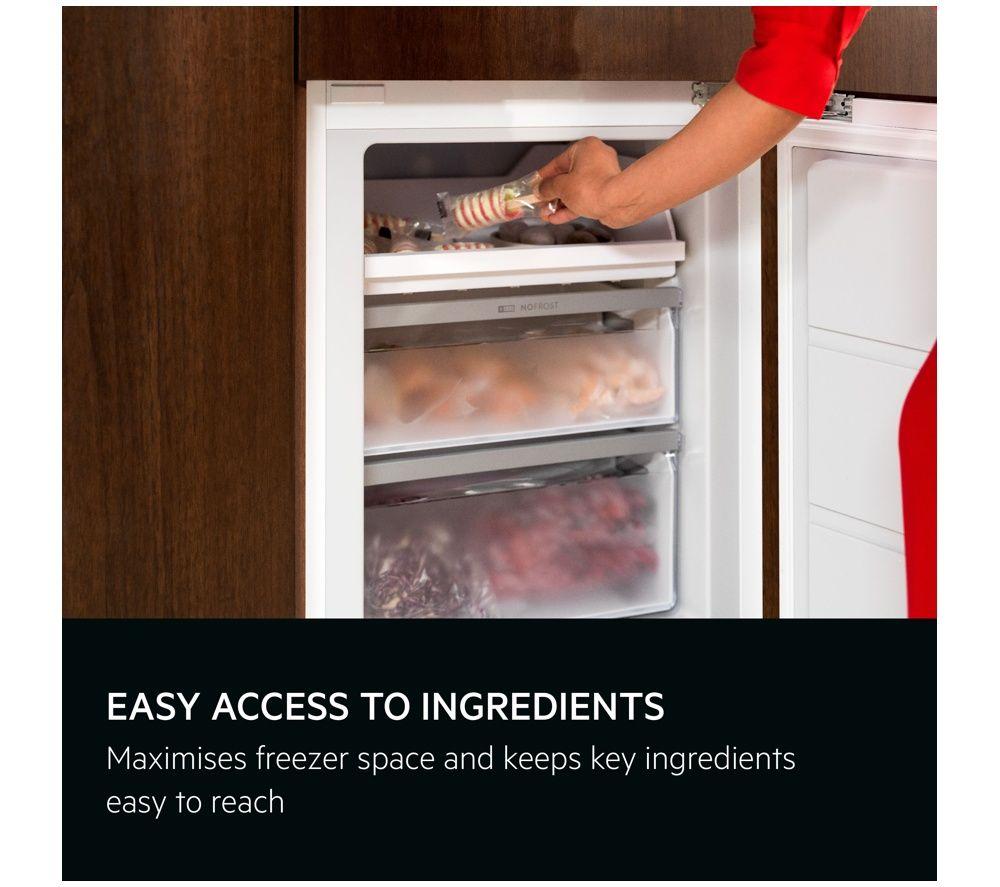 AEG 7000 TwinTech OSC7N181ES Integrated 70/30 Fridge Freezer - Sliding Hinge image number 6 of 6