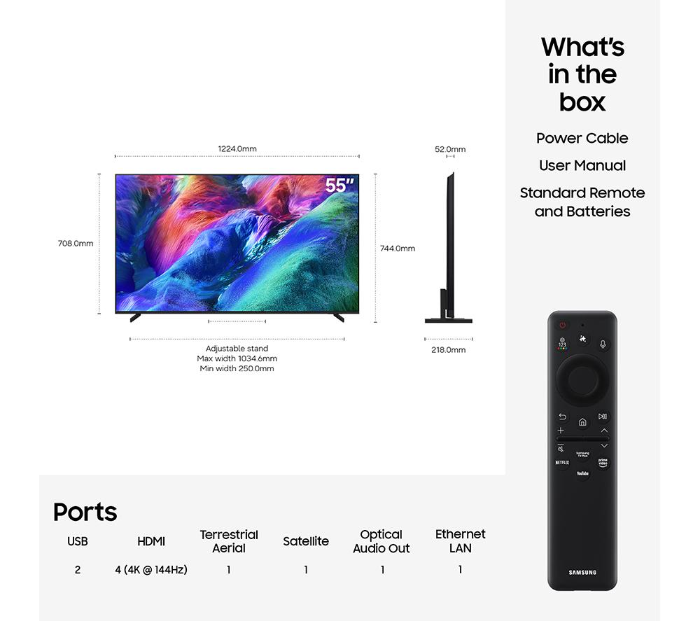SAMSUNG R85H 55" Micro RGB 4K Smart AI TV 2026 - MRE55R85H image number 9 of 12