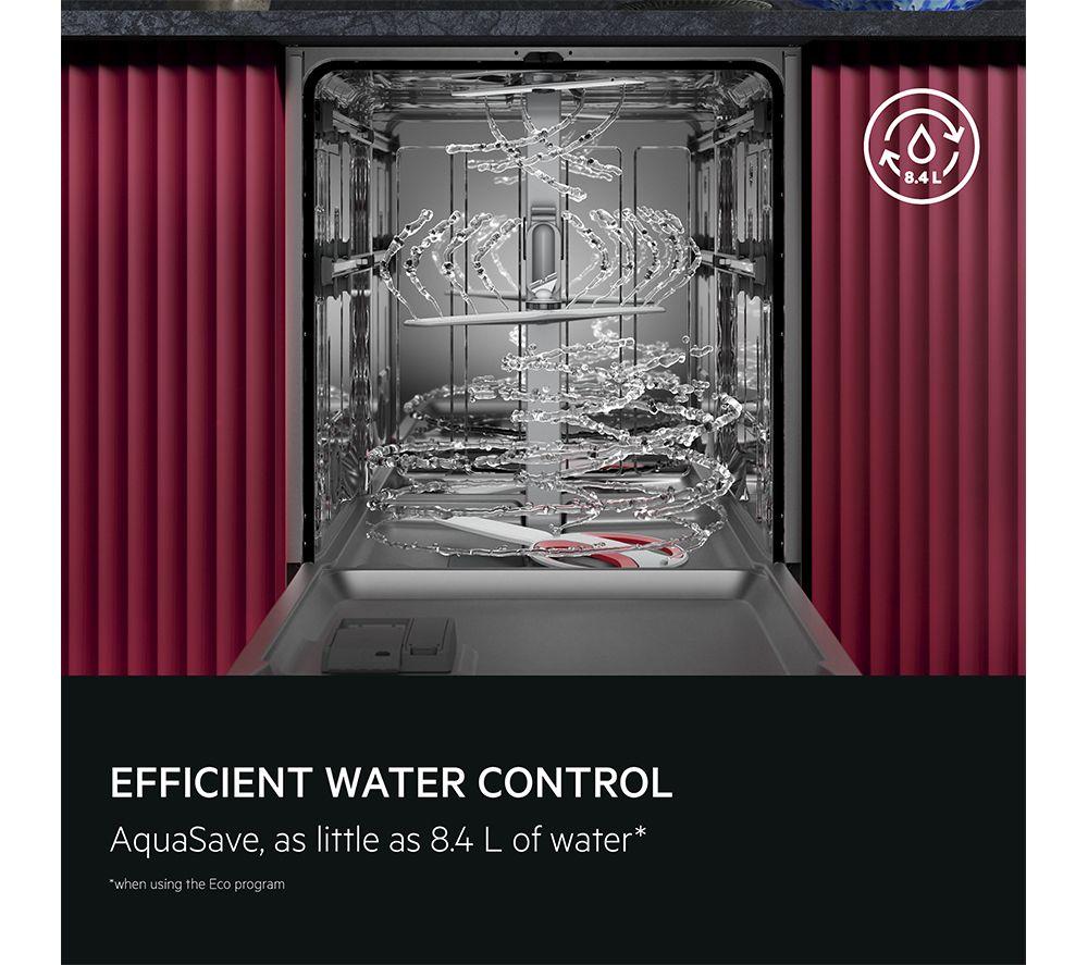 AEG SatelliteClean Pro Comfort Lift GI8200X5TN Full-size Fully Integrated Dishwasher image number 4 of 12
