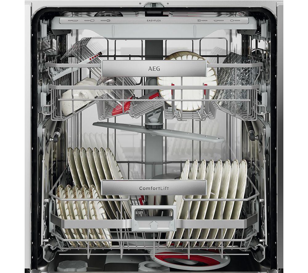 AEG SatelliteClean Pro Comfort Lift GI8200X5TN Full-size Fully Integrated Dishwasher image number 11 of 12