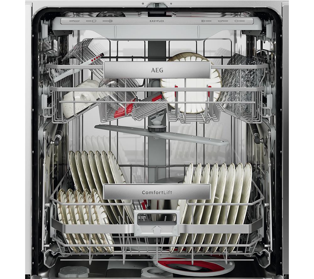 AEG SatelliteClean Pro Comfort Lift GI8200X5TN Full-size Fully Integrated Dishwasher image number 12 of 12
