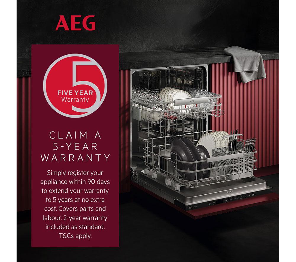 AEG SatelliteClean Pro Comfort Lift GI8200X5TN Full-size Fully Integrated Dishwasher image number 14 of 14