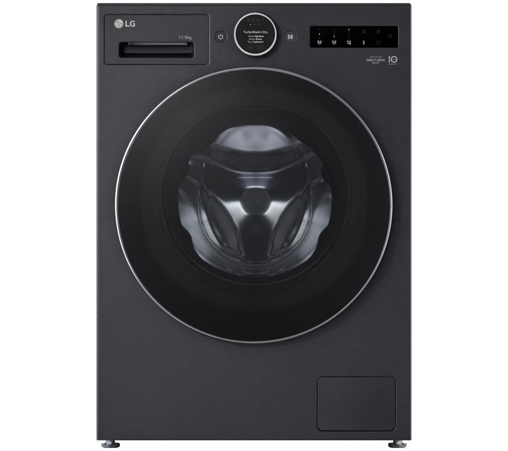 LG Series 10 WHX9016TBC WiFi-enabled 11 kg Heat Pump Washer Dryer - Black