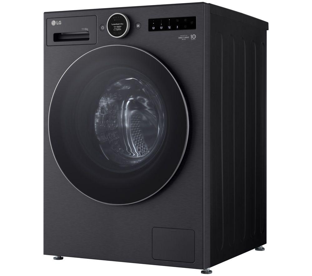 LG ELCTRNC Series 10 WHX9016TBC WiFi-enabled 11 kg Washer Dryer - Black image number 5 of 8