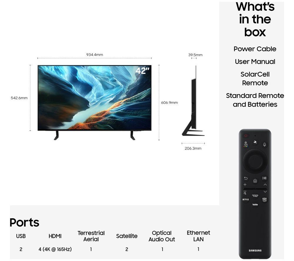 SAMSUNG S90H 42" OLED Glare Free 4K Vision AI Smart TV 2026 - QE42S90H image number 5 of 8