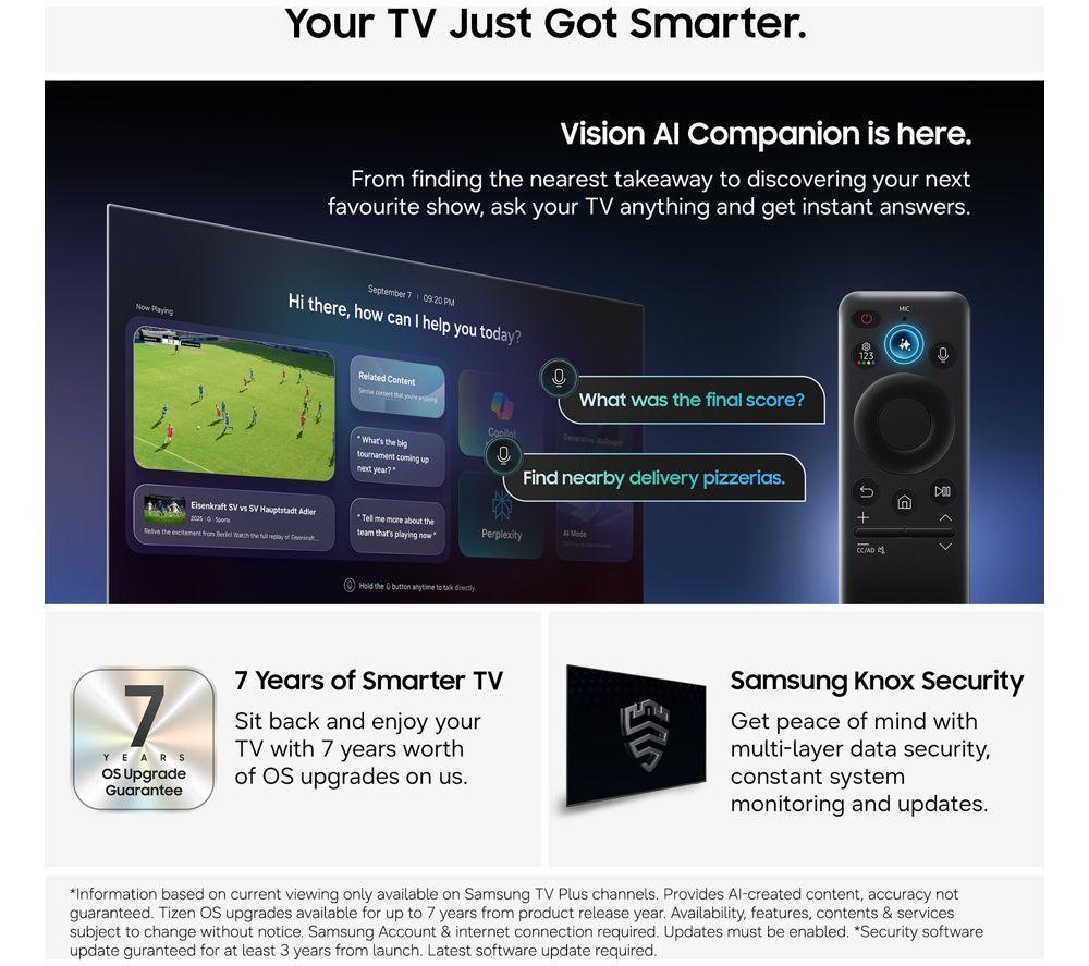 SAMSUNG S95H 77" OLED Glare Free 4K Vision AI Smart TV 2026 - QE77S95H image number 3 of 4
