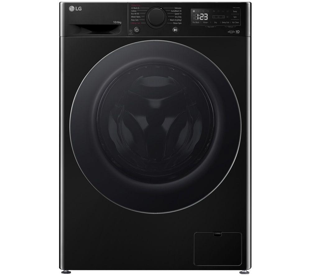 LG ELCTRNC Series 4 Pro AI Direct Drive FWY706NCTN1 10 kg Washer Dryer - Black