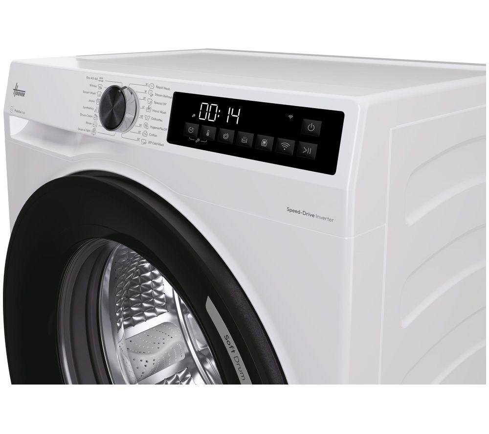 HOOVER Pro Wash Series 3 HBR 412BL10-80 WiFi-enabled 12 kg 1400 Spin Washing Machine - White image number 4 of 6
