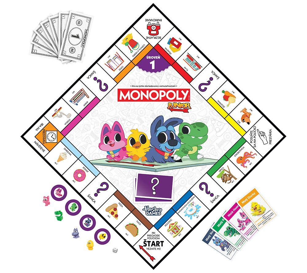 HASBRO Monopoly Junior 2-in-1 Refresh Board Game image number 8 of 8