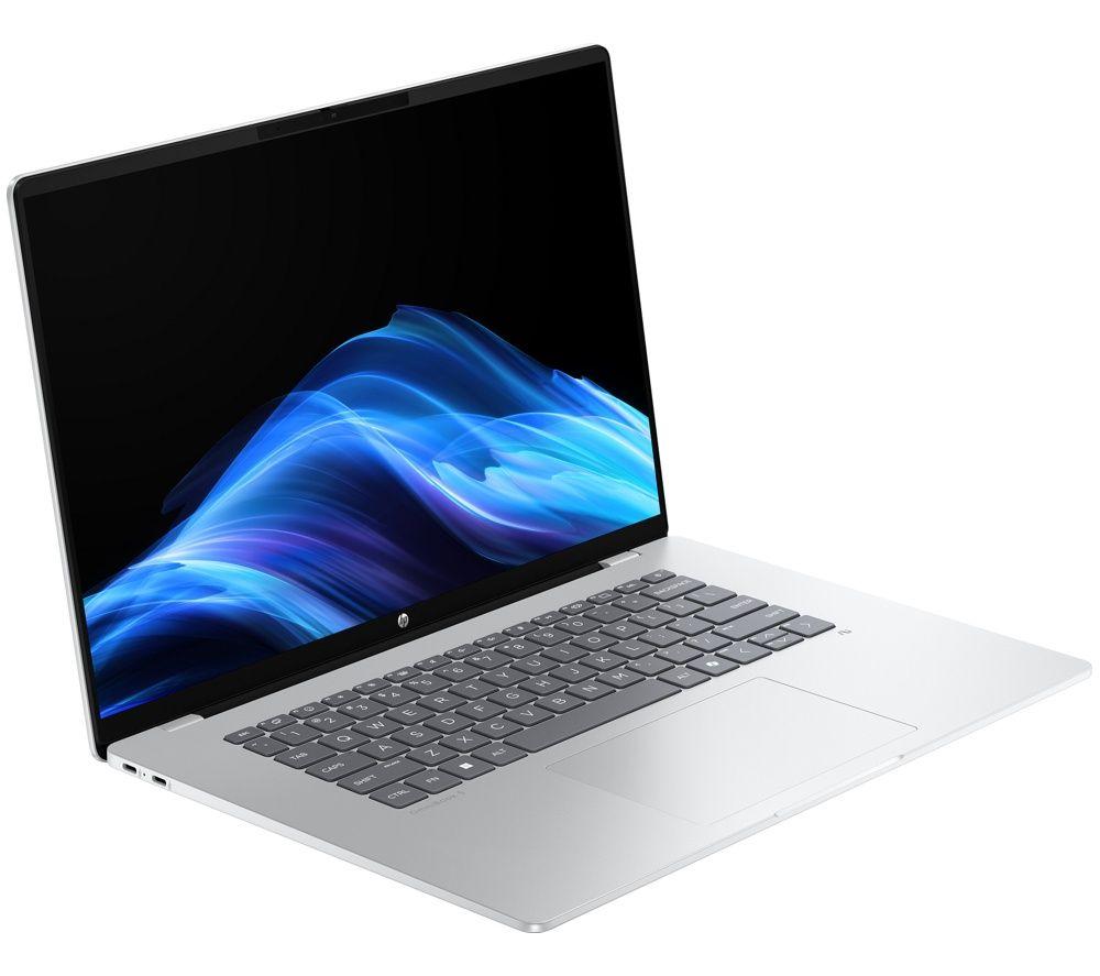 HP OmniBook 5 NGAI 16" Laptop - Snapdragon X, 256 GB SSD, Silver image number 6 of 6