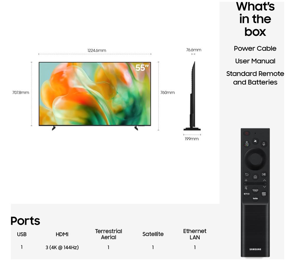 SAMSUNG M80H 55" Mini LED 4K Vision AI Smart TV 2026 - UE55M80H image number 7 of 11