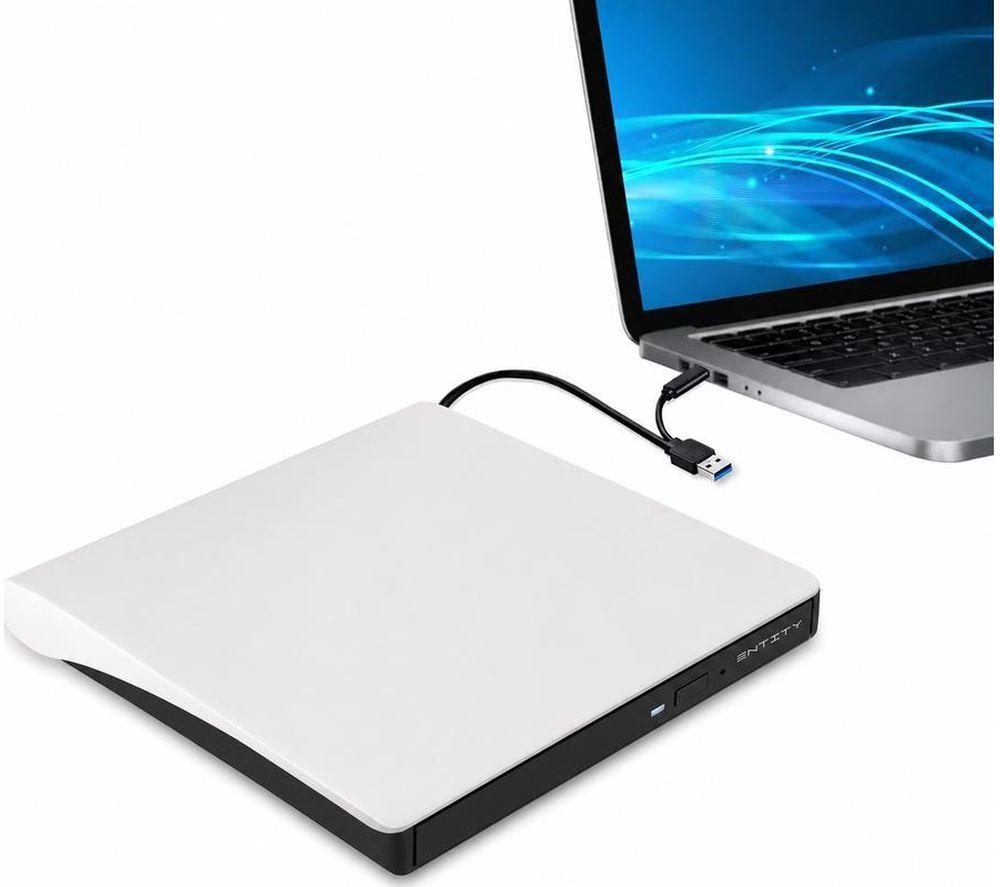 ENTITY External USB DVD Writer - White image number 2 of 2