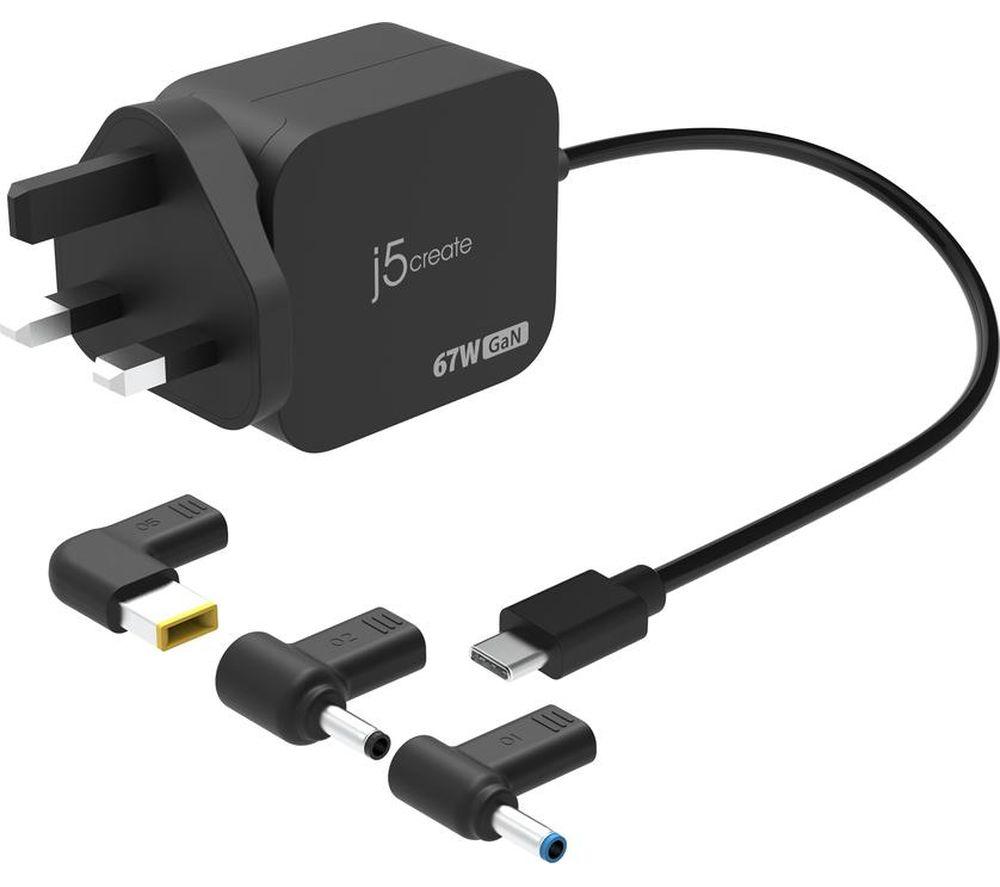 J5CREATE JUP1565DCF3A-FN 67 W GaN USB Charger - 1.8 m image number 2 of 2