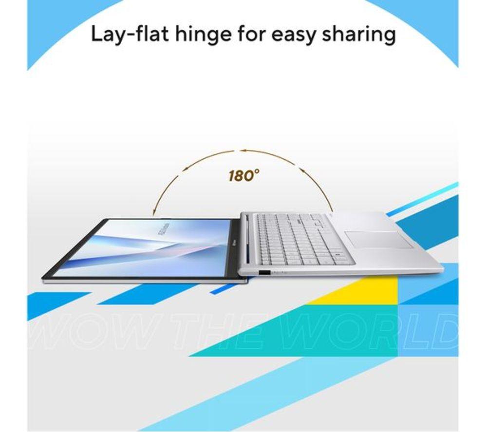 ASUS Vivobook 15 X1504MA 15.6" Laptop - Intel&reg; Core&trade; 3, 128 GB SSD, Silver image number 3 of 11