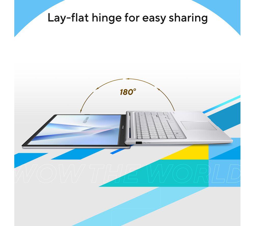ASUS Vivobook 15 X1504MA 15.6" Laptop - Intel&reg; Core&trade; 7, 512 GB SSD, Silver image number 4 of 10
