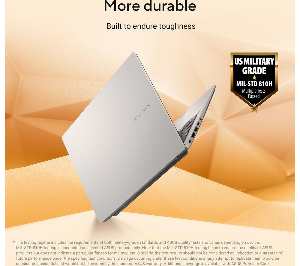ASUS Vivobook 14 M1407KA 14" Laptop, Copilot+ PC - AMD Ryzen AI 5, 512 GB SSD, Blue image number 8 of 10