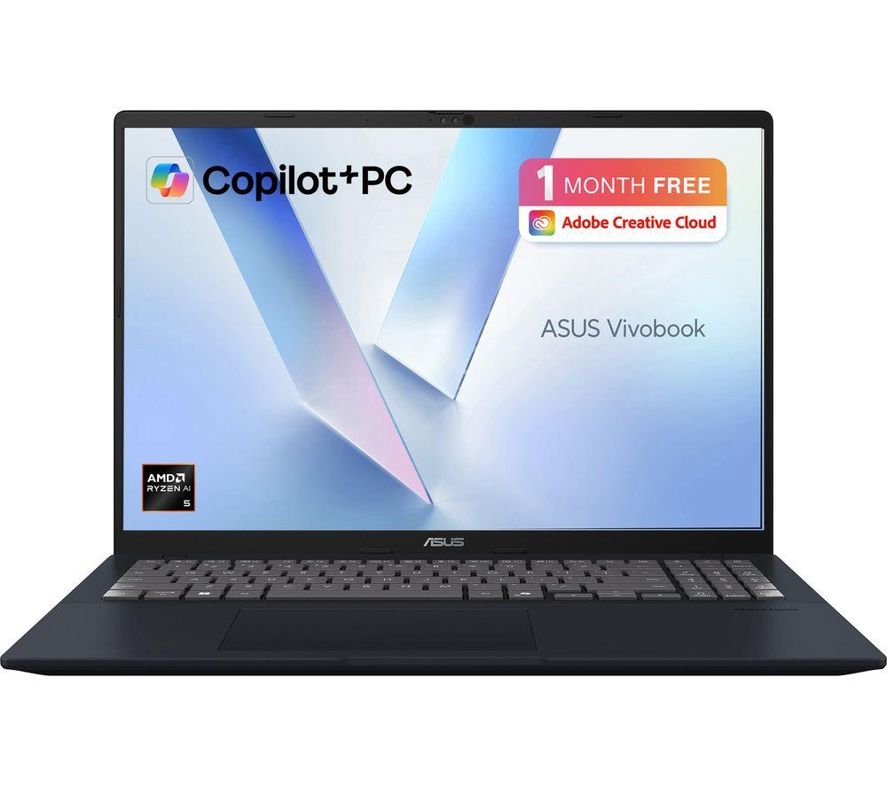 ASUS Vivobook 16 M1607KA 16" Laptop - AMD Ryzen AI 5, 512 GB SSD, Cool Silver image number 9 of 18
