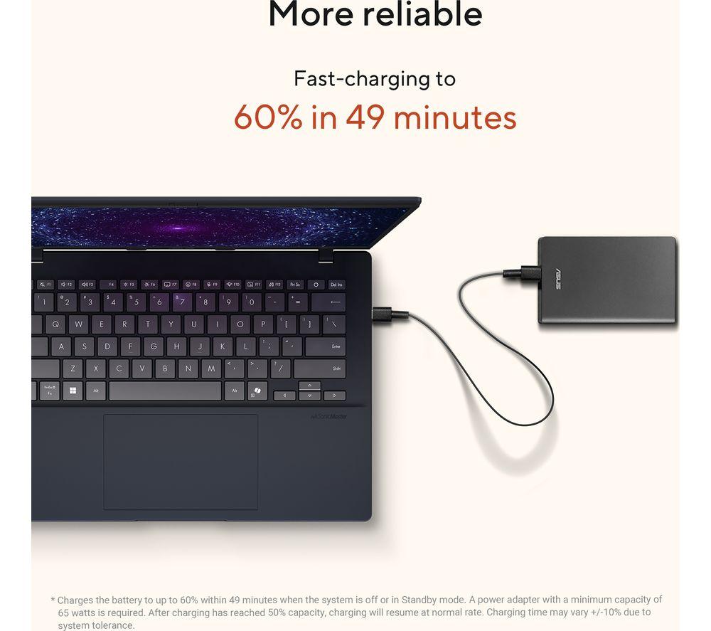 ASUS Vivobook 14 M1407GA 14" Laptop - AMD Ryzen AI 7, 1 TB SSD, Blue image number 6 of 11