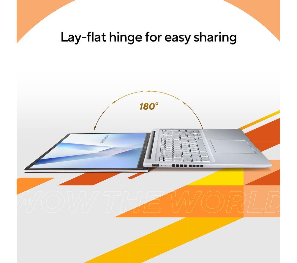 ASUS Vivobook 16 M1605NAQ 16" Laptop - AMD Ryzen 5, 512 GB SSD, Cool Silver image number 3 of 9