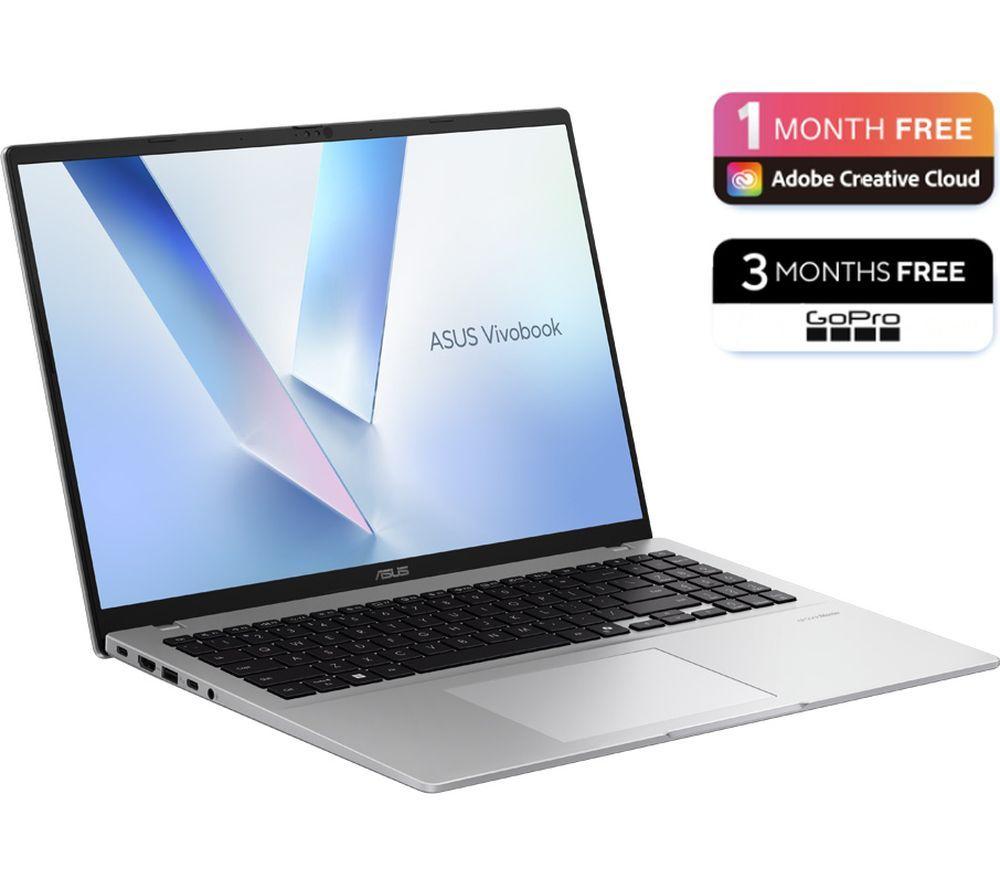 ASUS Vivobook 16 X1607AA 16" Laptop - Intel&reg; Core&trade; Ultra 5, 512 GB SSD, Silver image number 8 of 8