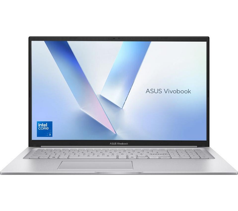 ASUS Vivobook 17 X1704MA 17.3" Laptop - Intel® Core™ 3, 512 GB SSD, Silver