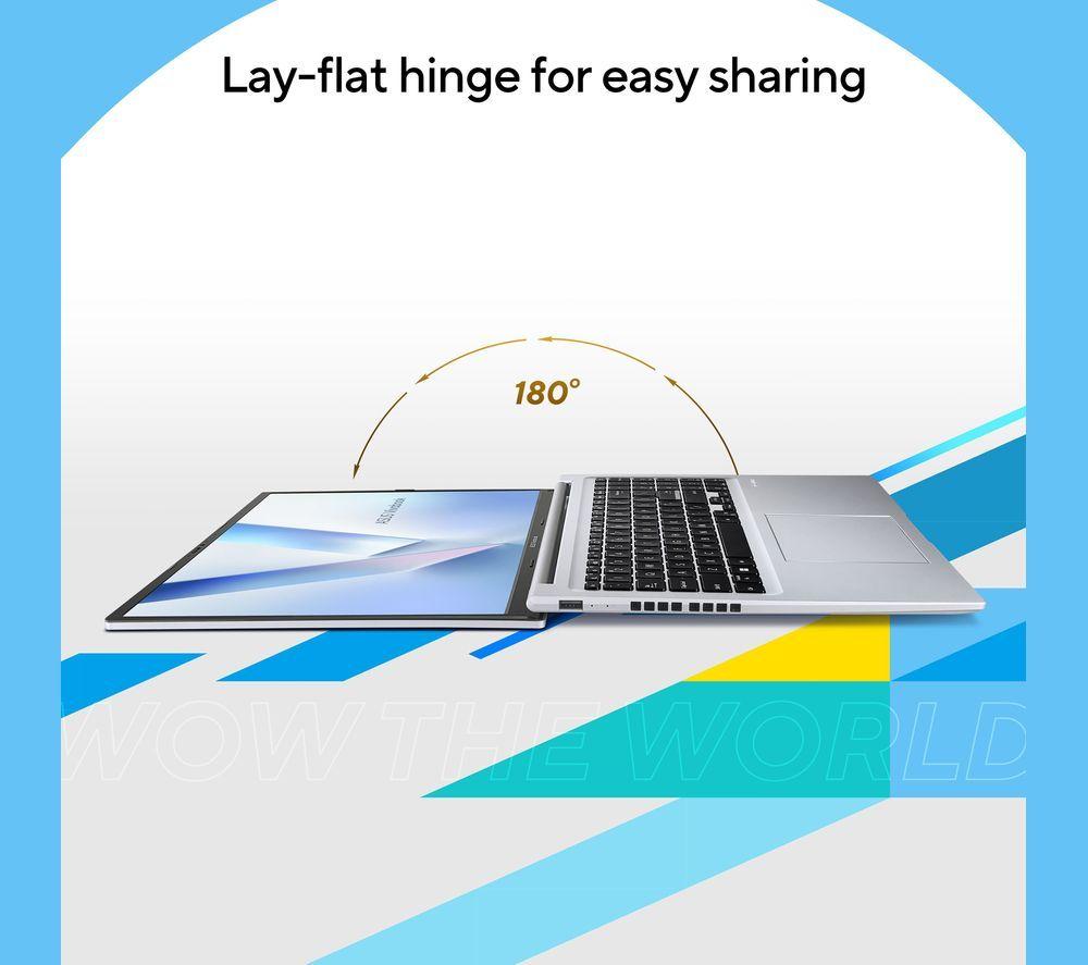 ASUS Vivobook 16 OLED X1605VA 16" Laptop - Intel&reg; Core&trade; 9, 1 TB SSD, Silver image number 6 of 9