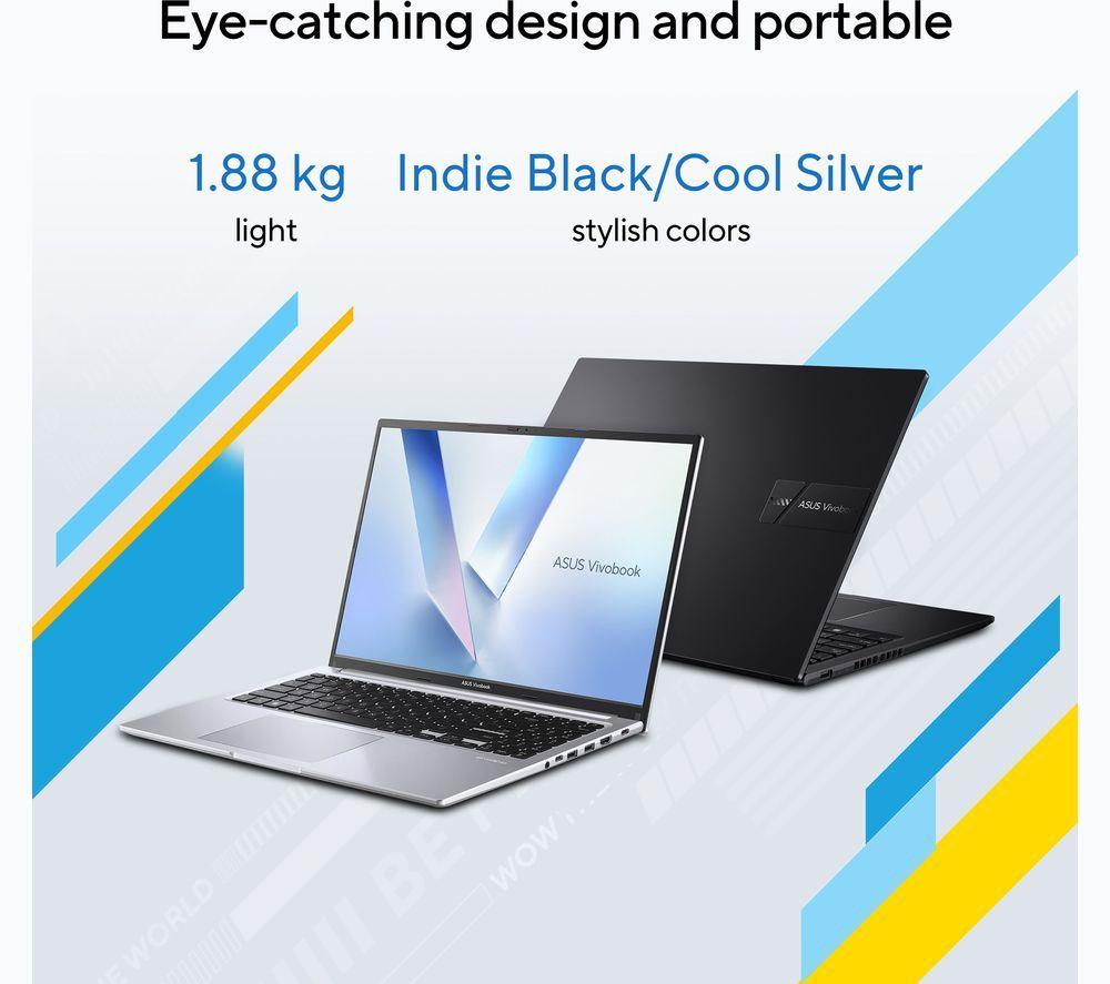 ASUS Vivobook 16 OLED X1605VA 16" Laptop - Intel&reg; Core&trade; 9, 1 TB SSD, Silver image number 7 of 9