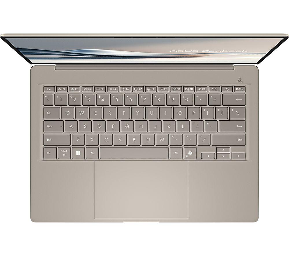 ASUS Zenbook A14 UX3407QA 14" Laptop, Copilot+ PC &ndash; Snapdragon X, 1 TB SSD, Beige image number 11 of 13
