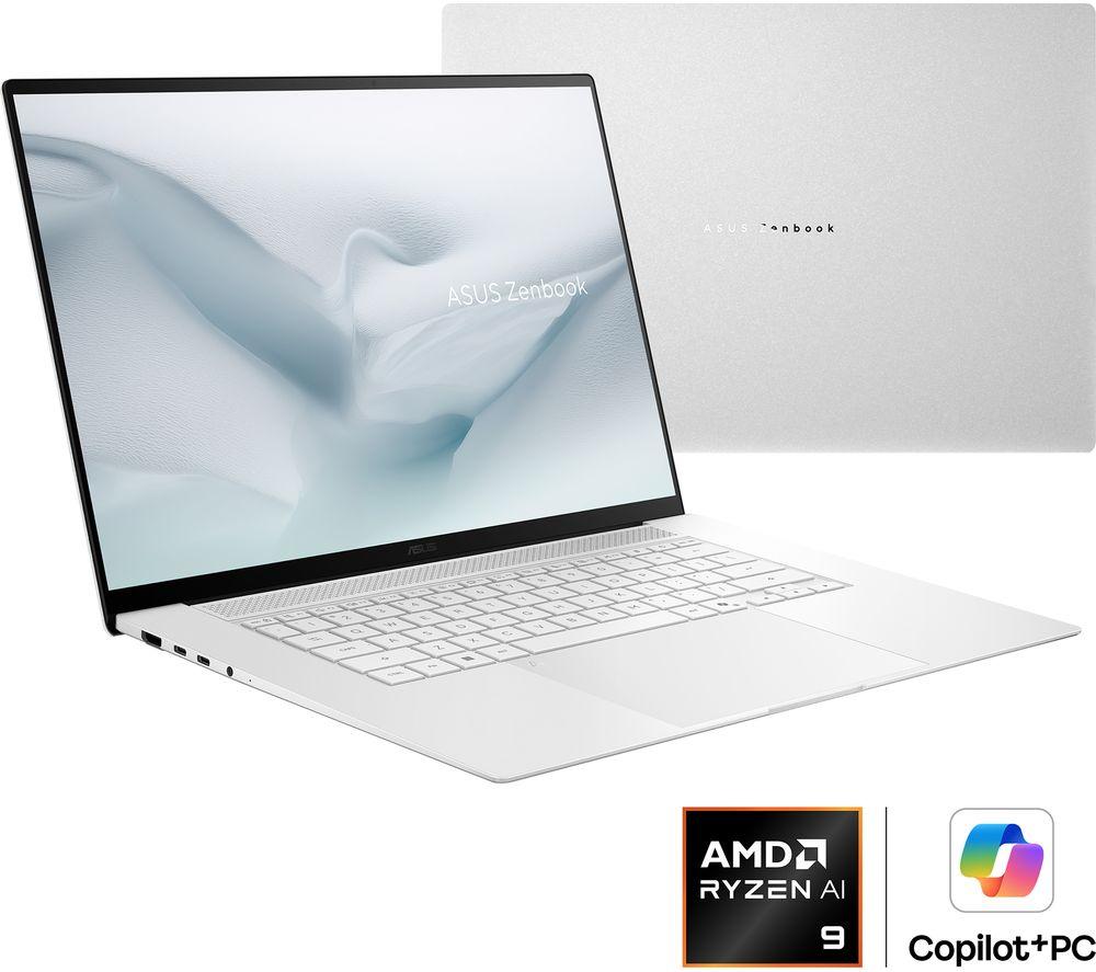 ASUS Zenbook S16 Copilot+ PC OLED 16" Laptop - AMD Ryzen AI 7, 1 TB SSD, Scandinavian White image number 10 of 18