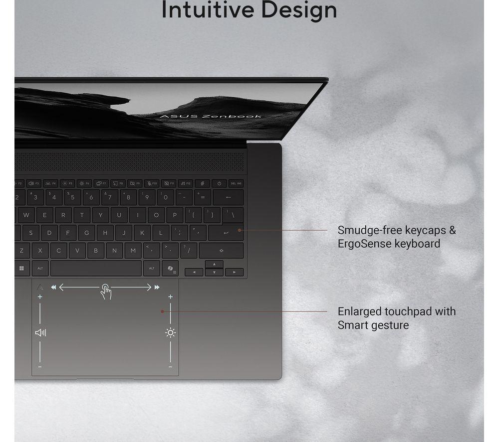 ASUS Zenbook S16 Copilot+ PC OLED 16" Laptop - AMD Ryzen AI 7, 1 TB SSD, Scandinavian White image number 16 of 18