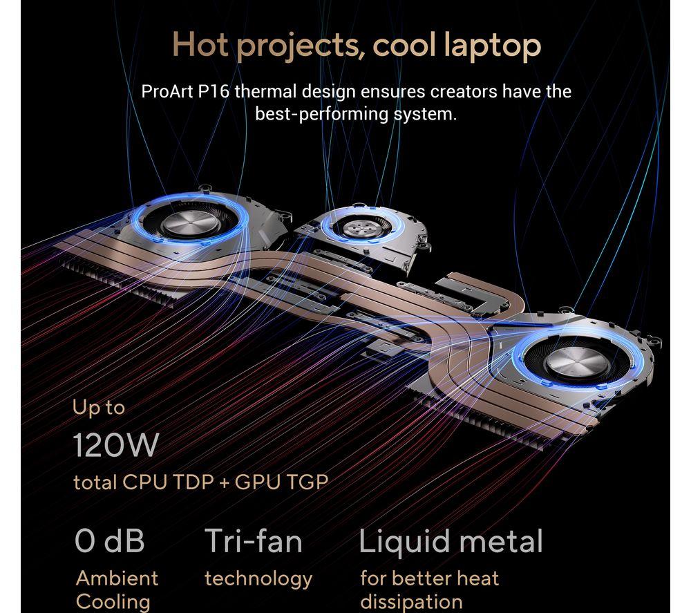 ASUS ProArt P16 OLED 16" Laptop - AMD Ryzen AI 9, 2 TB SSD, Nano Black image number 5 of 11