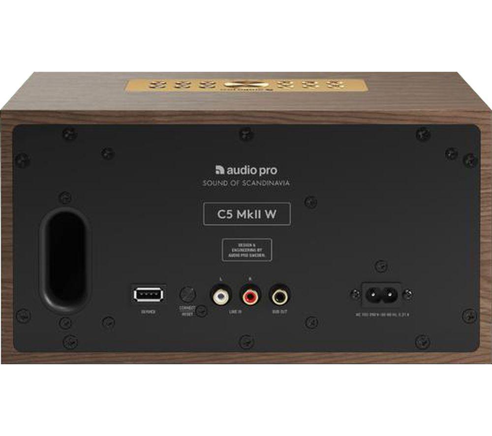 AUDIO PRO C5 MKII W Wireless Multi-room Speaker - Walnut image number 5 of 5