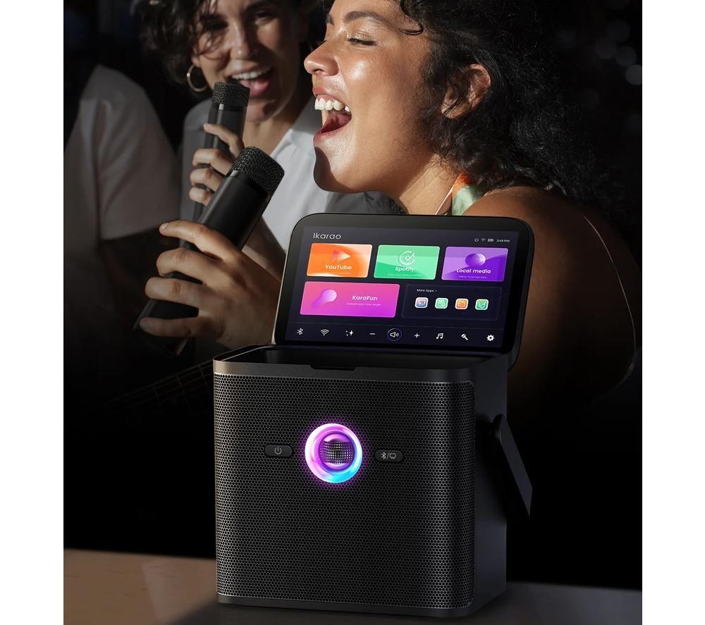 IKARAO Shell S3 Wireless Karaoke System - Black image number 3 of 7