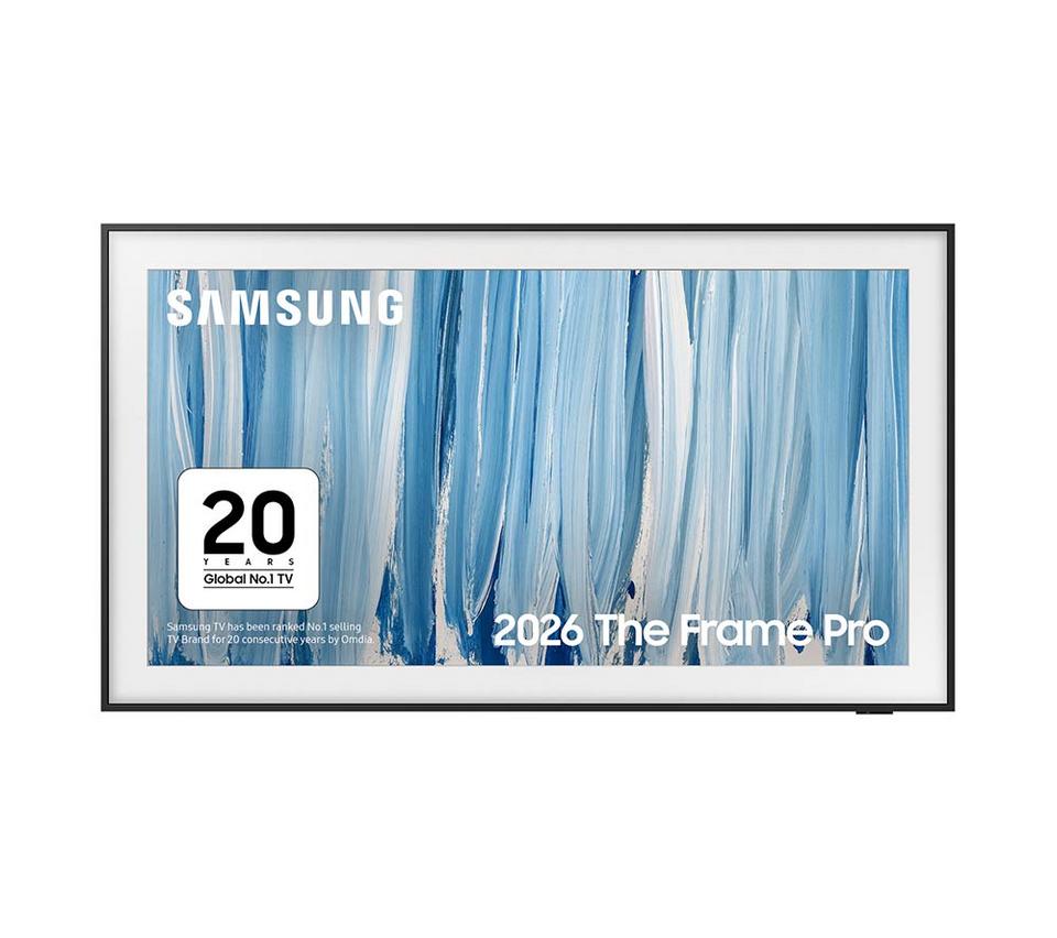 SAMSUNG The Frame Pro (2026) 85" Neo QLED 4K Art Mode Smart AI TV with Slim Fit Wall Mount - QE85LS03H