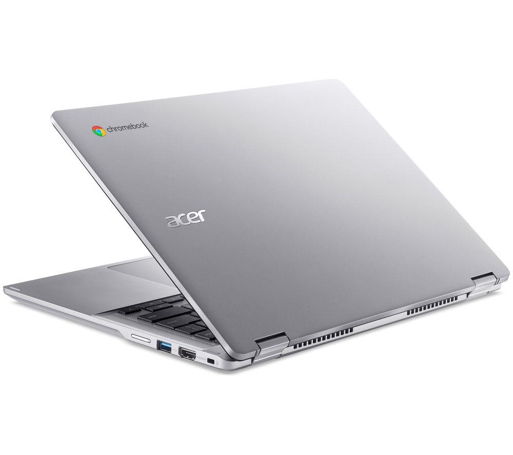 ACER 314 14" Chromebook - Intel&reg; N100, 64 GB eMMC, Silver image number 3 of 4