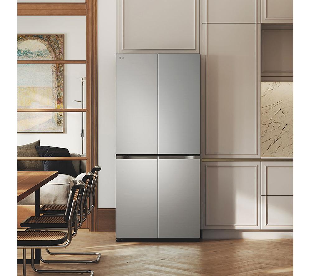 LG Fit & Max GMBS30SEPY American-style Smart Fridge Freezer &ndash; Prime Silver image number 2 of 16