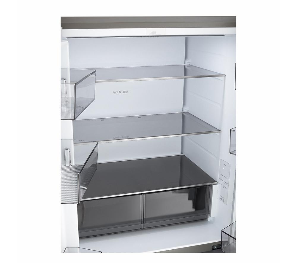 LG Fit & Max GMBS30SEPY American-style Smart Fridge Freezer &ndash; Prime Silver image number 12 of 16
