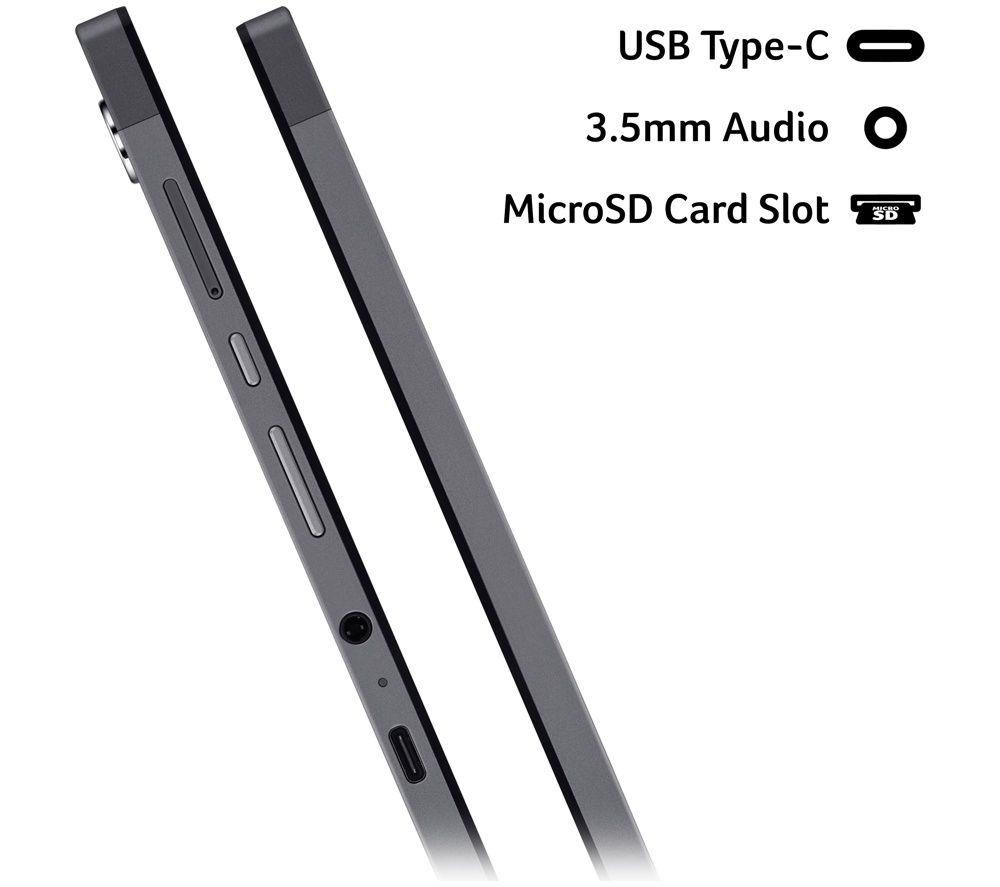 ACER 311 11" 2 in 1 Chromebook - MediaTek Kompanio 520, 128 GB eMMC, Silver image number 3 of 4