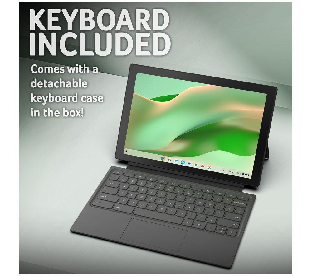 ACER 311 11" 2 in 1 Chromebook - MediaTek Kompanio 520, 128 GB eMMC, Silver image number 4 of 4