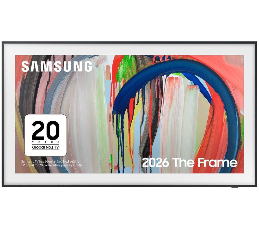 Samsung 55" The Frame (2026) Qled 4K Art Mode Smart Ai Tv With Slim Fit Wall Mount - Qe55ls03h, Black
