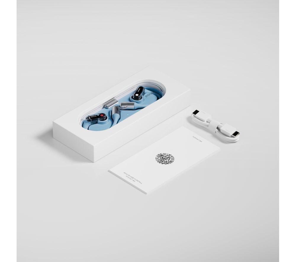 NOTHING Ear (open) Wireless Bluetooth Noise-Cancelling Earbuds - Blue image number 2 of 7