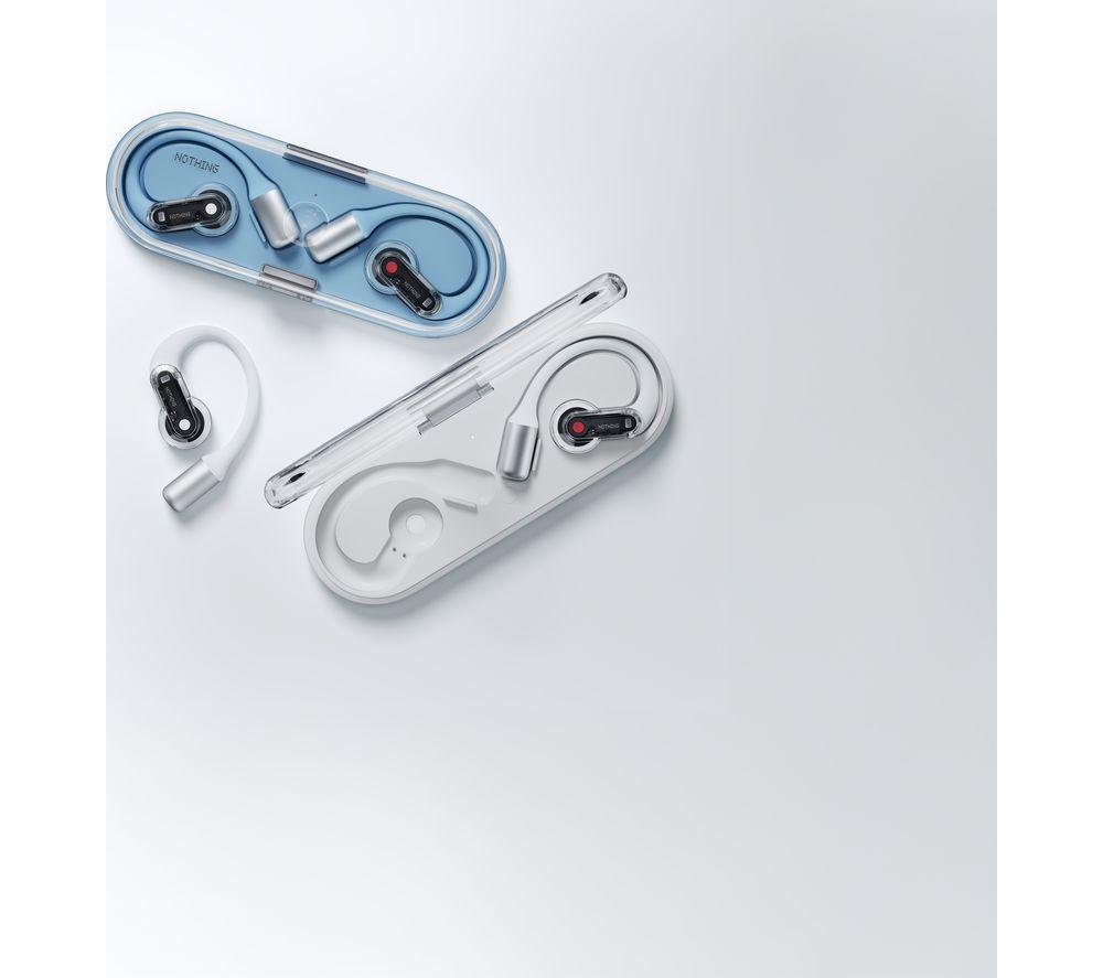 NOTHING Ear (open) Wireless Bluetooth Noise-Cancelling Earbuds - Blue image number 3 of 7