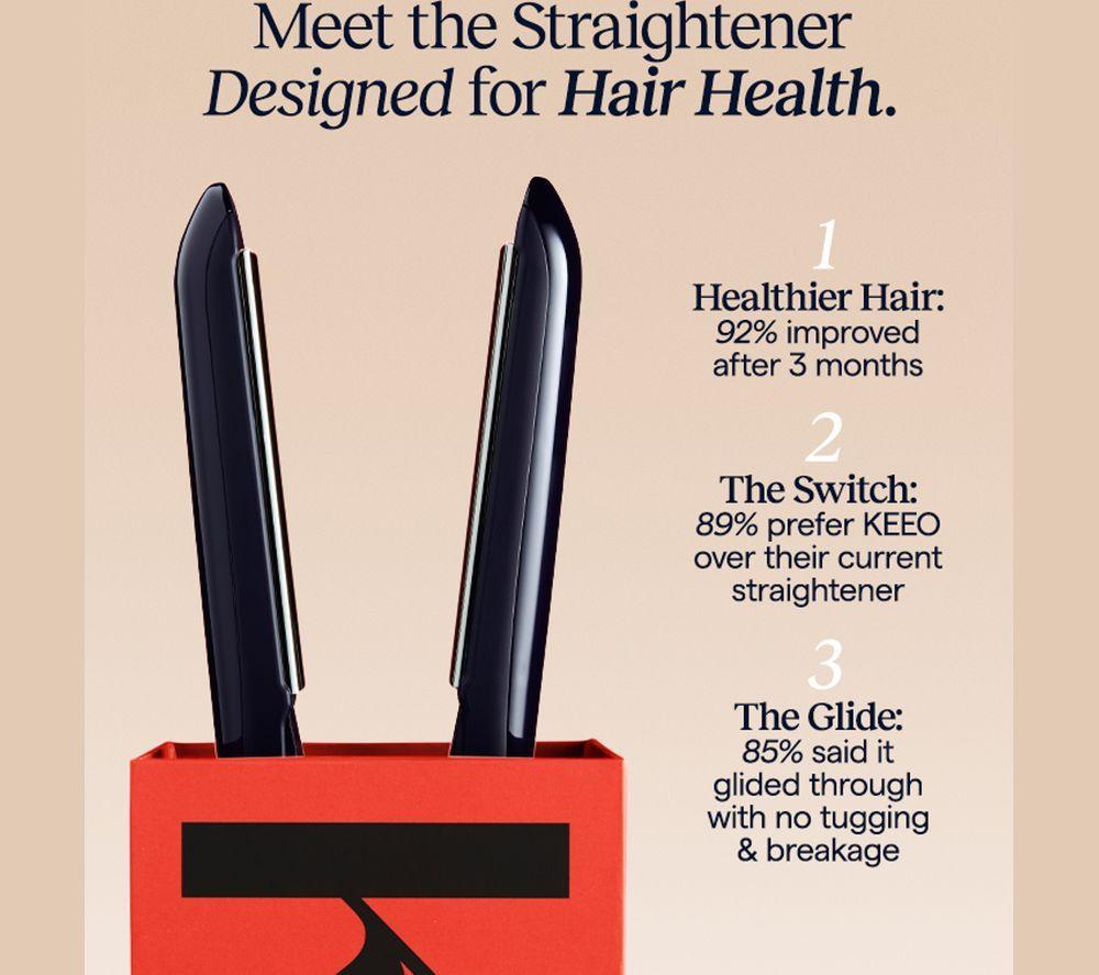 KEEO Genius Hair Straightener - Black image number 6 of 6