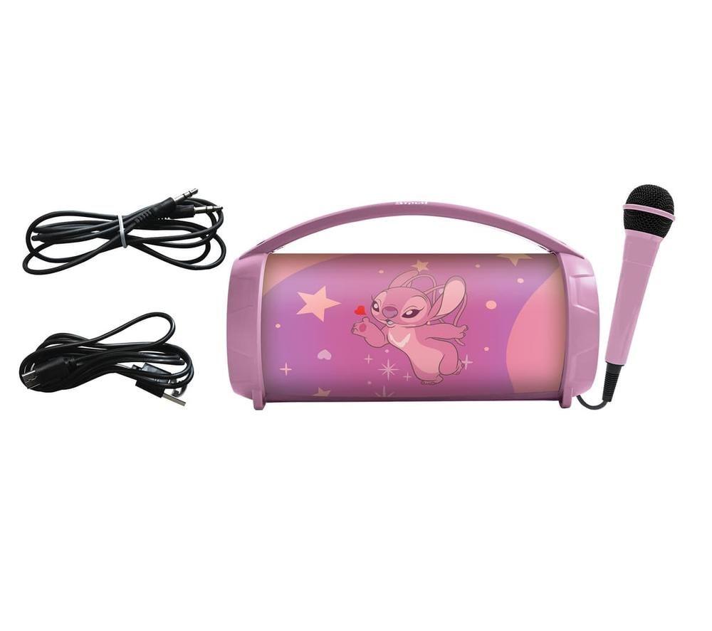 LEXIBOOK BTP585D1Z Bluetooth Karaoke System - Disney Stitch Angel image number 2 of 7