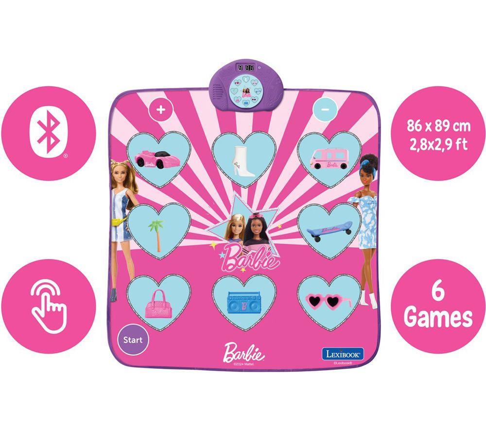 LEXIBOOK Barbie Electronic Bluetooth and Luminous Dance Mat image number 5 of 5