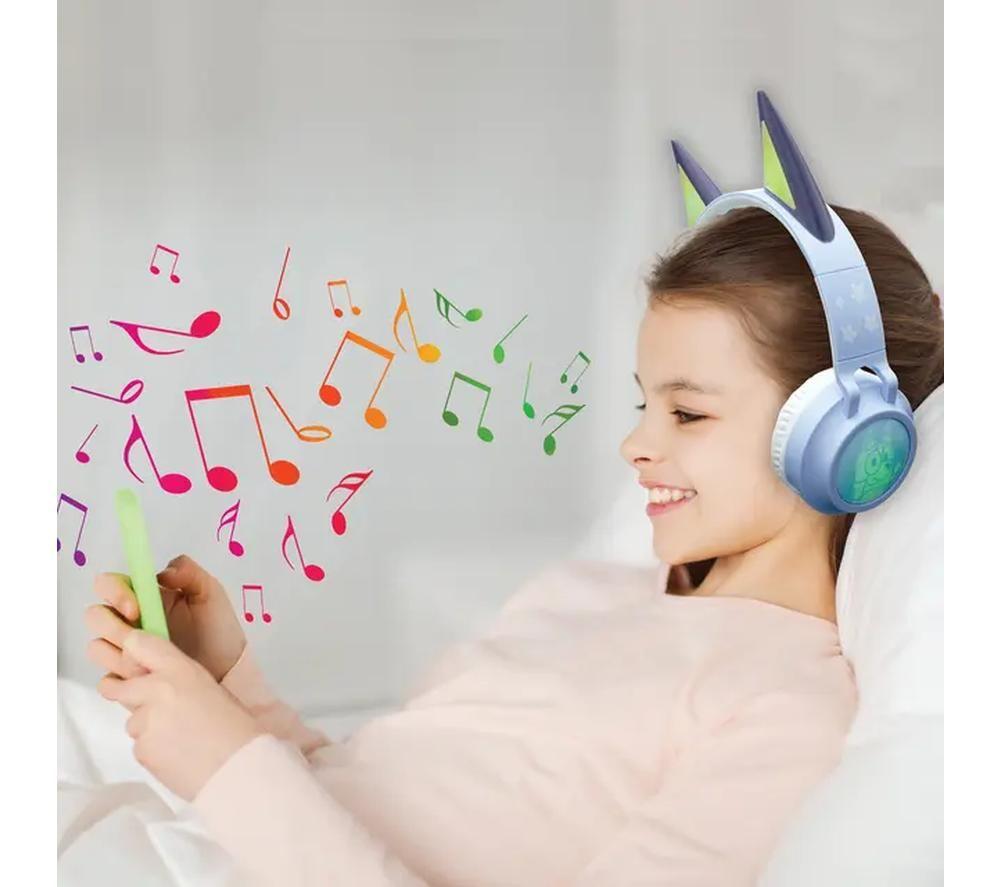 LEXIBOOK 3D Bluey Wireless Bluetooth Kids Headphones - Blue image number 3 of 6