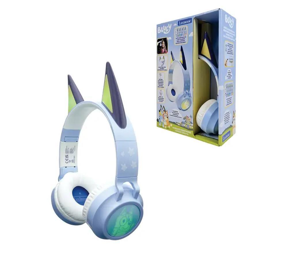 LEXIBOOK 3D Bluey Wireless Bluetooth Kids Headphones - Blue image number 6 of 6