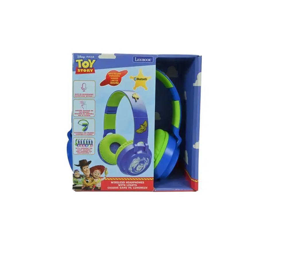 LEXIBOOK 3D Toy Story Wireless Bluetooth Kids Headphones - Blue image number 4 of 6