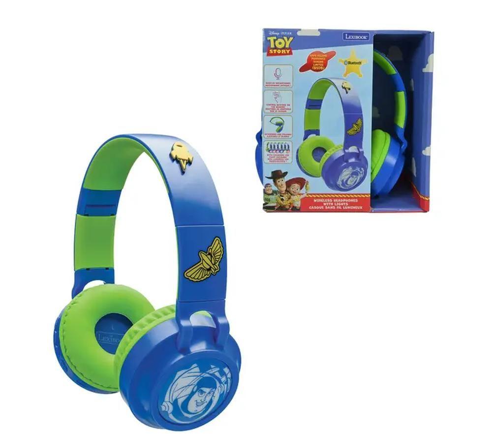 LEXIBOOK 3D Toy Story Wireless Bluetooth Kids Headphones - Blue image number 6 of 6