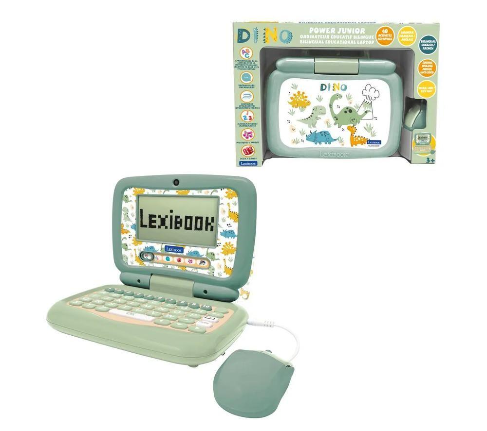 LEXIBOOK Bilingual French & English Educational Laptop - My First Dinosaur image number 6 of 6